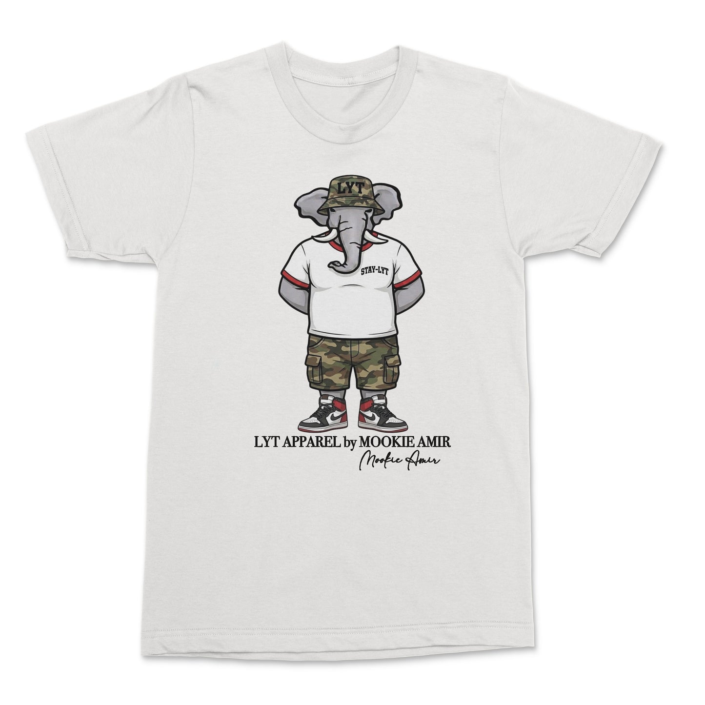 LYT Elephant Camo Logo T-shirts