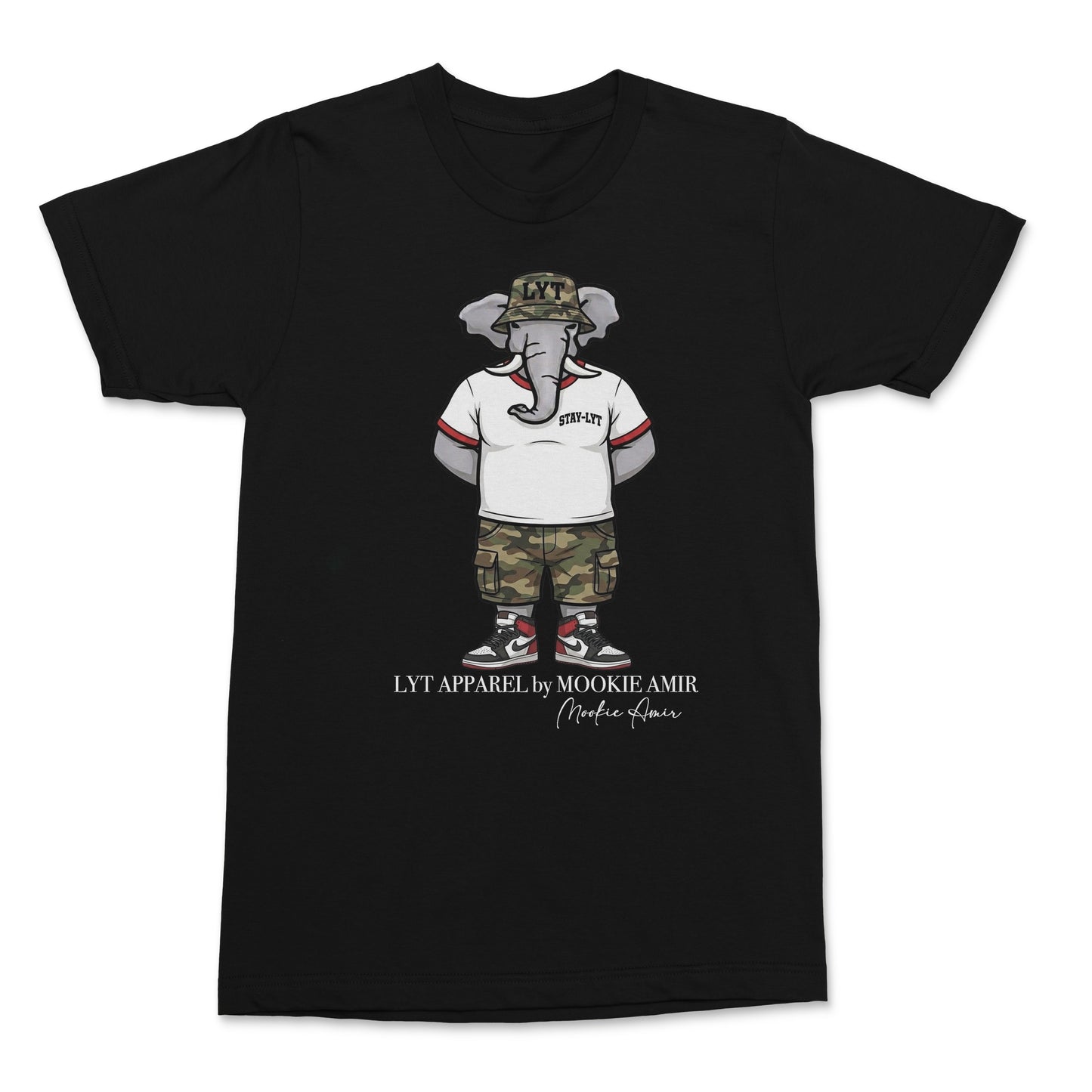 LYT Elephant Camo Logo T-shirts