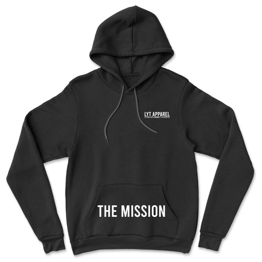 The Mission Hoodie (Black/White)