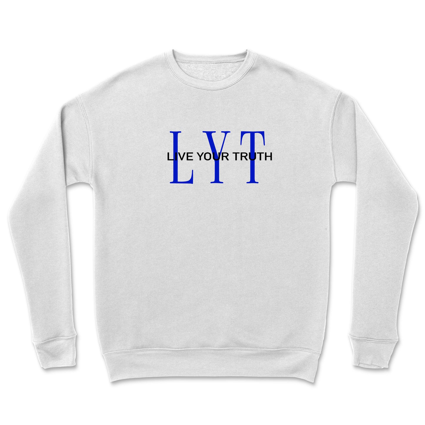 LYT APPAREL- LYT WHT Crewneck (Royal/Black)