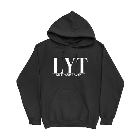 LYT Vogue letter print Hoodie Black/White