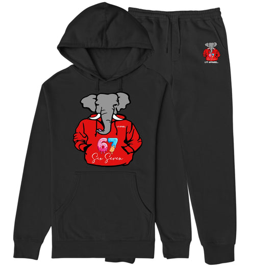 Kids Black/Red sweatsuits
