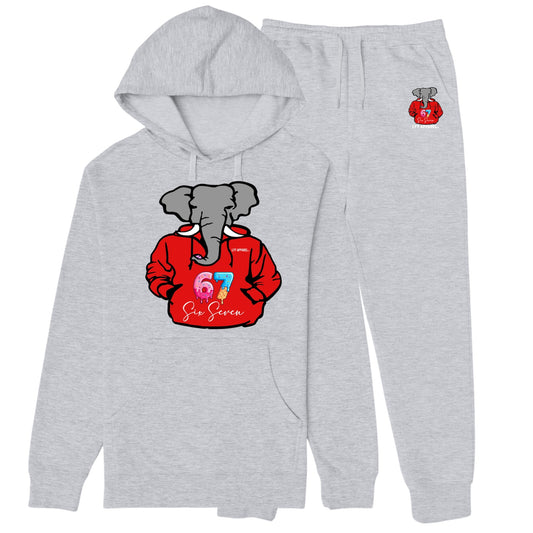 (Kids Grey/Red sweatsuits