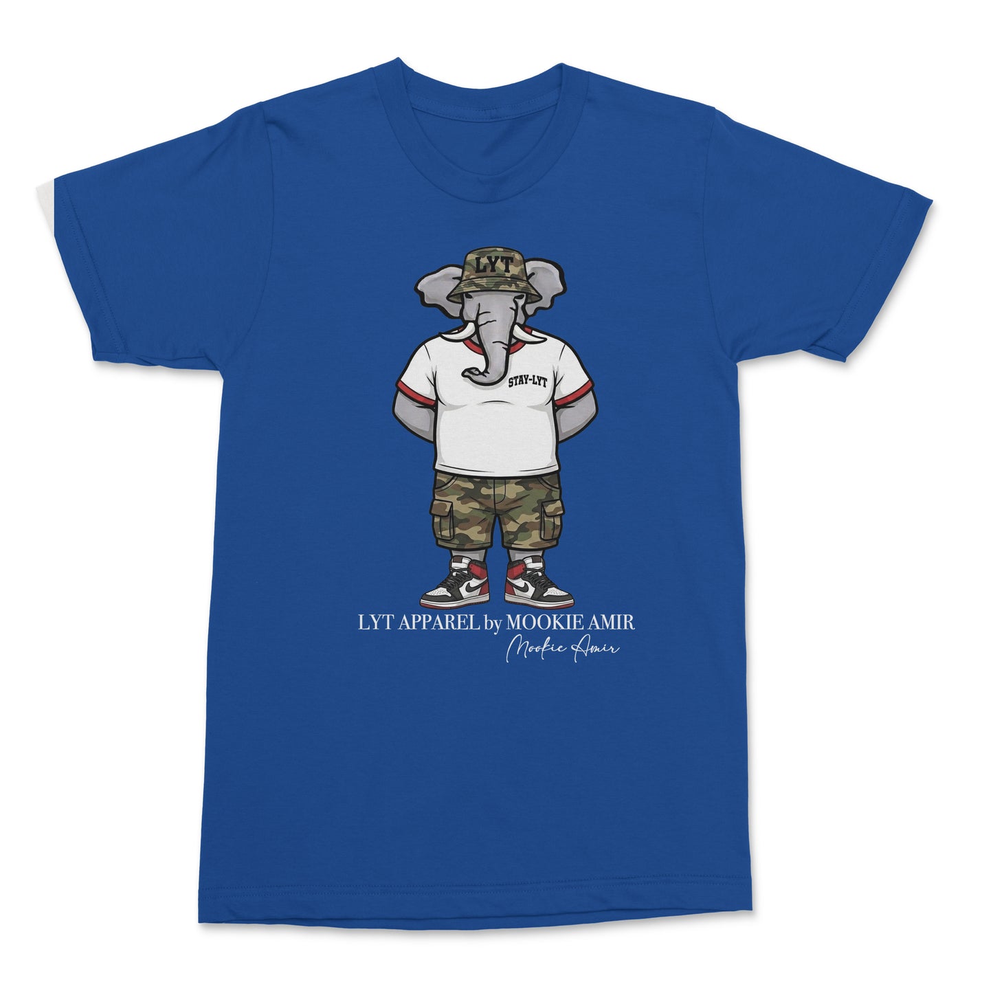 LYT Elephant Camo Logo T-shirts