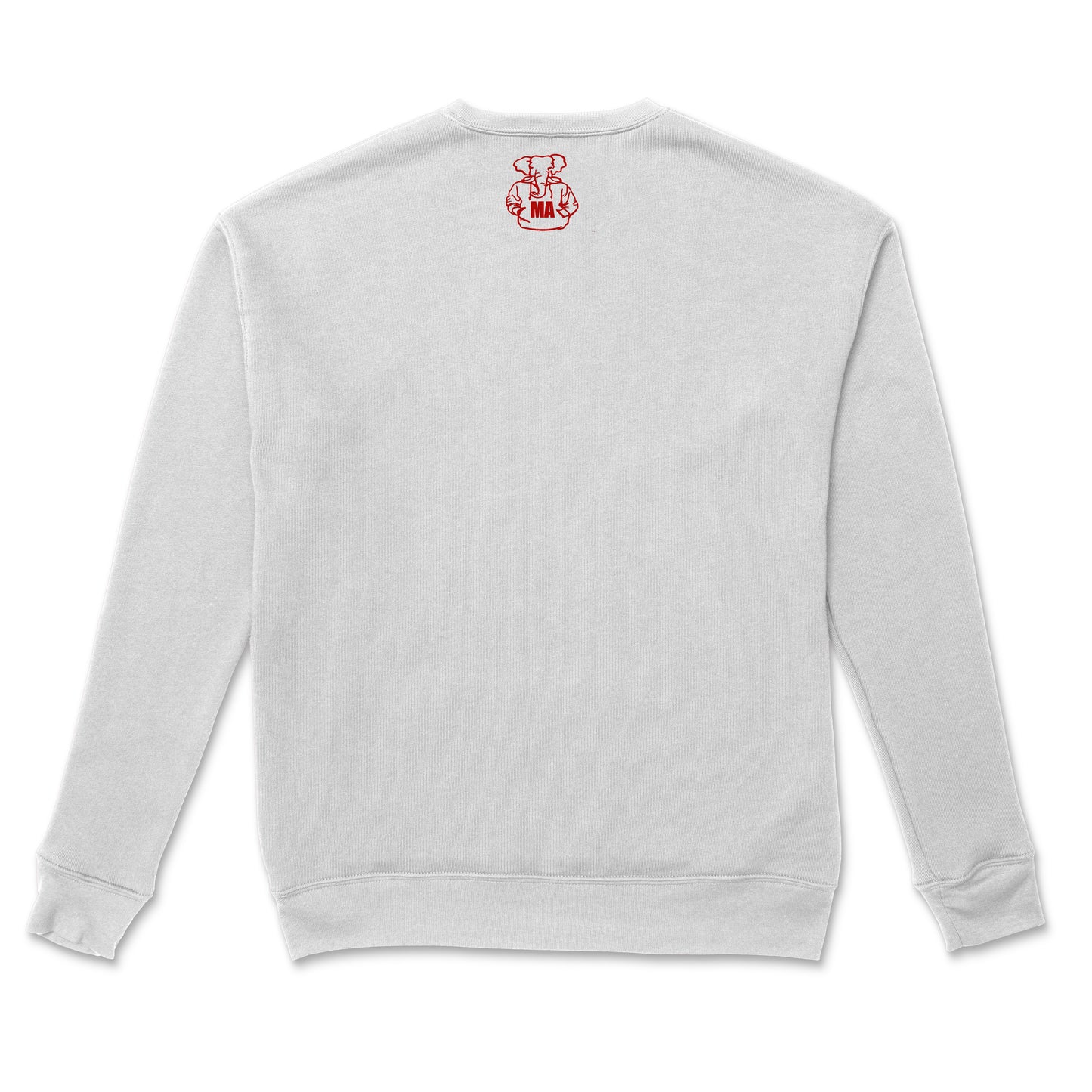 LYT APPAREL- LYT White Crewneck (Red/Black)