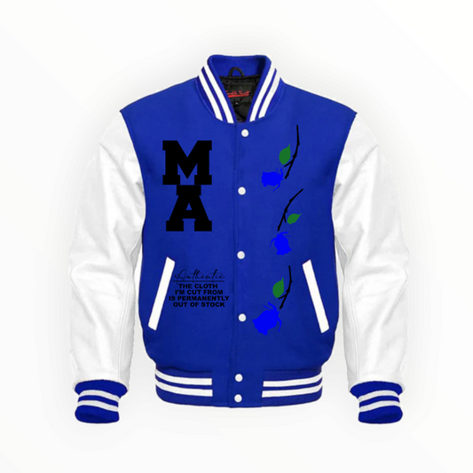 Mookie Amir Custom Varsity Jacket (Royal Blue/White)