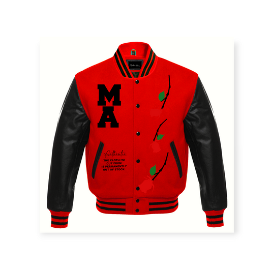 Mookie Amir Custom Varsity Jacket (Red/Black)